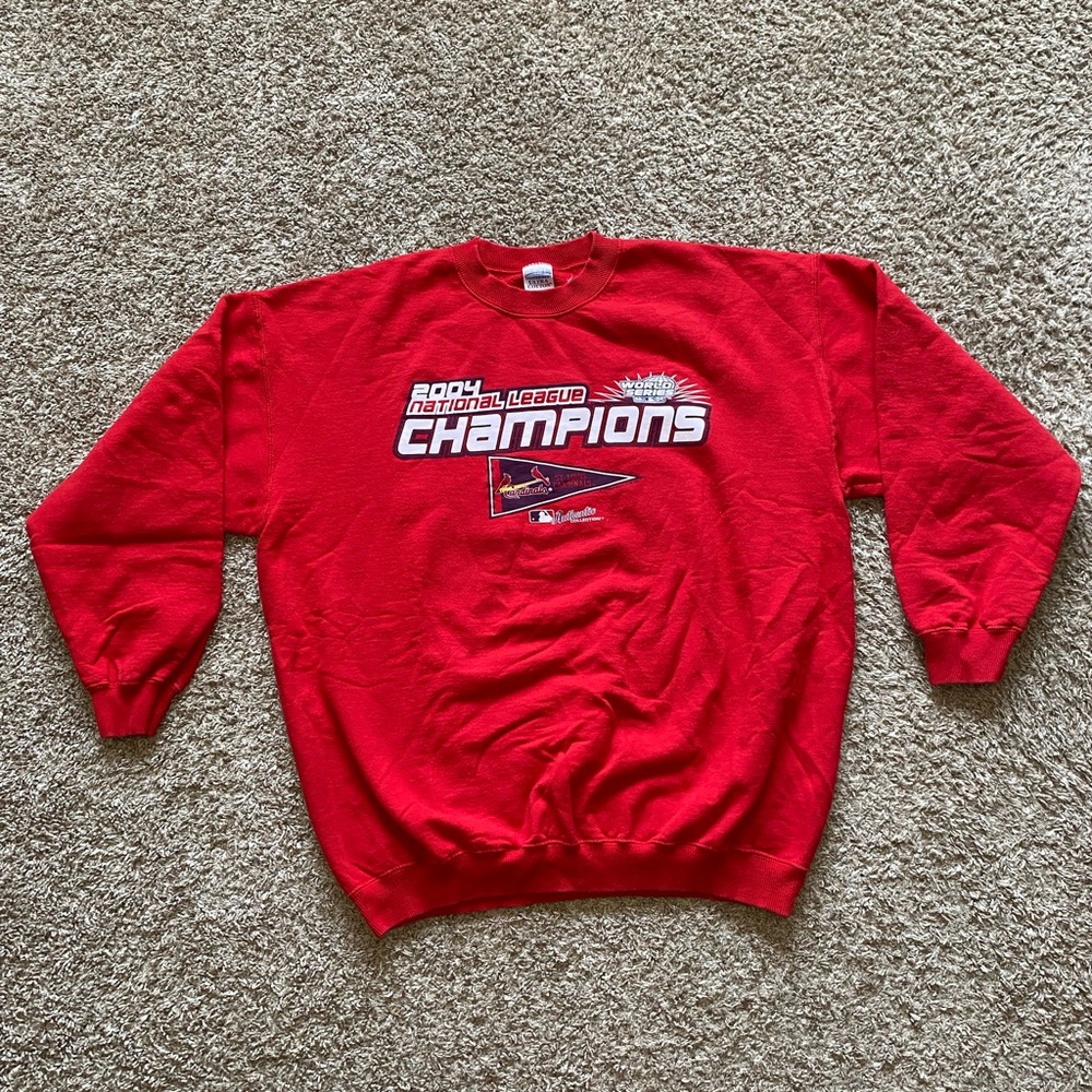 Vintage St.‎ Louis Cardinals “04 National MLB Champions Sweatshirt Men’s Size XL